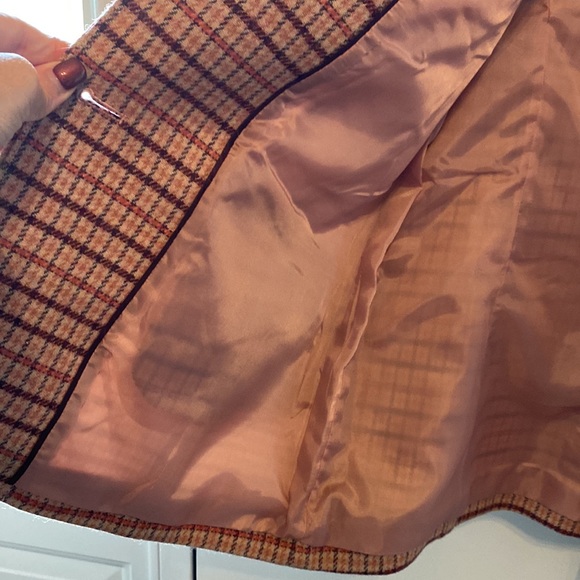 Talbots Pink and Mauve Plaid Blazer, size 16 NWT - Picture 5 of 6